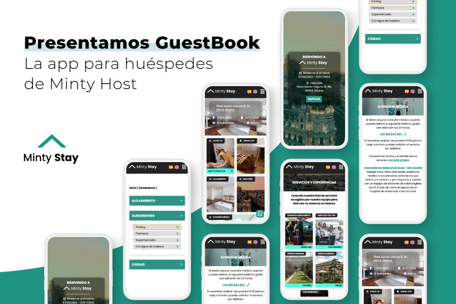 GuestBook App para huéspedes de minty host